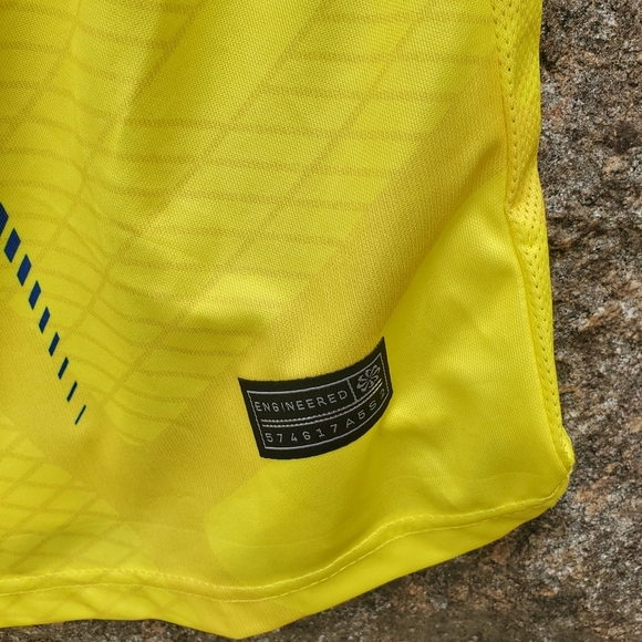 Al Nassr Football Club Jersey SizeM Mane KAFD Yellow Mens - Picture 5 of 8